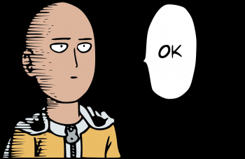 Poster One Punch Man Saitama OK 61x90cm 