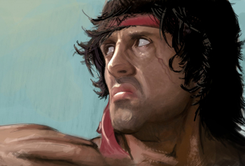Poster Rambo Sylvester Stallone 61x90cm 