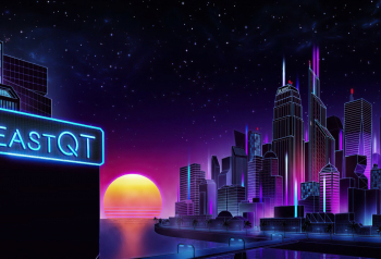 Poster Retrowave City Evening Sunset 61x90cm poster1503