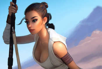 Poster Rey Star Wars Illustrator 61x90cm poster2174 
