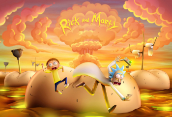 Poster Rick And Morty Adventures 61x90cm 