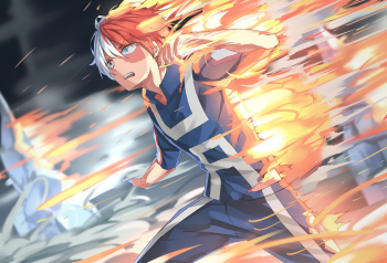 Poster Shouto Todoroki My Hero Academia 61x90cm 