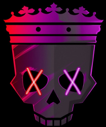 Poster Skull With Crown Minimal 61x90cm poster880 