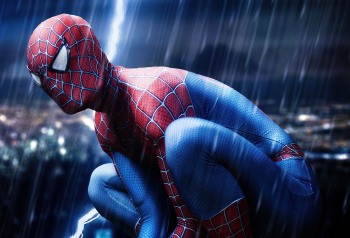 Poster Spiderman In City Cosplay 61x90cm poster1005 