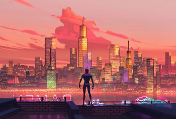 Poster Spiderman In NY Sunset 61x90cm poster1125 