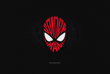 Poster Spiderman Superhero Minimal 61x90cm poster1123 