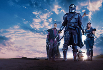 Poster Star Wars Mandalorian And Baby Yoda V2 61x90cm 