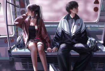 Poster Subway Train Me And You 61x90cm poster2874 