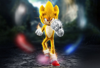 Poster Super Saiyan Sonic The Hedeghog 61x90cm poster2662 