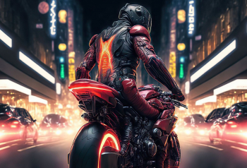 Poster The Cyberpunk Vigilante 61x90cm poster2878