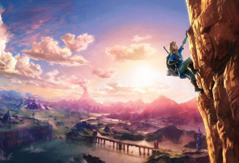Poster The Legend Of Zelda Link Climbing 61x90cm 