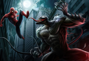 Poster Venom VS Spiderman Fight 61x90cm poster2985 