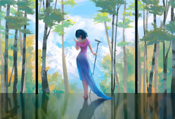 Poster Women Melody Forest 61x90cm poster1442 