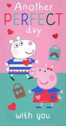 Prosop De Plaja Peppa Pig Perfect Day 70x140cm 
