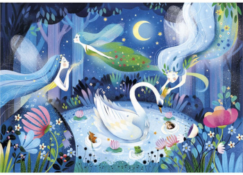 Puzzle Fairy Night Brilliant 104 piese 33 5x23 5cm 