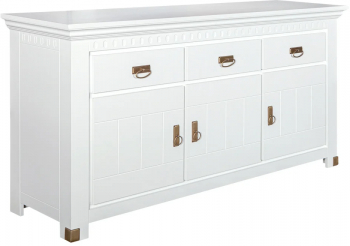 Bufet Saint Tropez 3 Usi si 3 Sertare Alb 173.8 Cm 