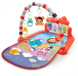 Centru de activitati multifunctional 4 in 1 Multicolor cu pian 