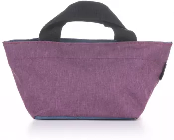 Gentuta cosmetice din material textil panzat mov 