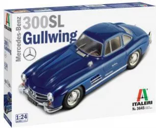 Kit de construit auto MERCEDES BENZ 300 SL GULLWING / Lungime 14 cm / Scara 1 24 / 14+ 