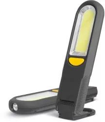 Lampa de lucru - LED COB + SMD cu carlig si alarma 