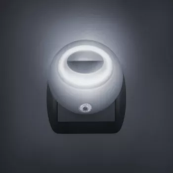 Lampa de veghe cu LED si senzor de lumina - alb 