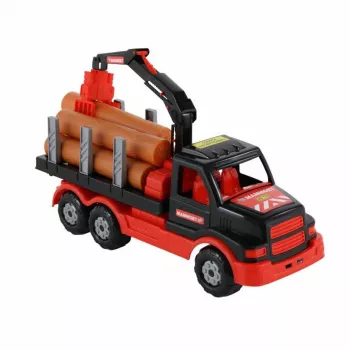 Camion cu lemne - Mammoet 47x16x26 cm Polesie 