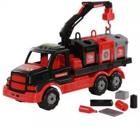 Camion salubrizare+pubele - Mammoet 47x18x23 cm Polesie 
