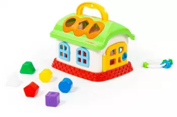 Casuta educativa + forme 23x18x16 cm Wader 
