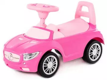 Masinuta - Supercar roz fara pedale 66x28.5x30 cm Polesie 
