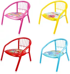 Scaunel din metal pentru copii 35x25 cm 