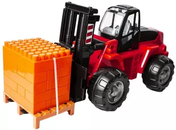 Stivuitor+palet cuburi - PowerTruck 48x22x23 cm Wader 