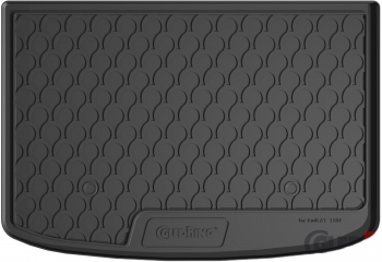 Tavita portbagaj Audi A1 8X 2010-2018 pentru model cu 3 usi si model Sportback din cauciuc Rubbasol marca Gledring 