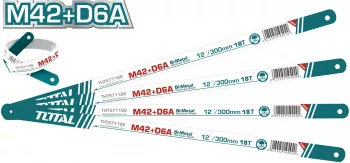 Total - Set Lame Fierastrau 300mm/12 18t 