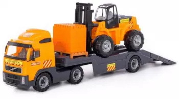 Trailer+stivuitor+palet cuburi - Volvo PowerTruck 89x19x25 cm