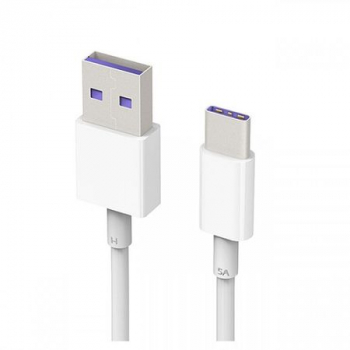 Cablu de date si incarcare HL-1289 pentru Huawei USB-Type-C 3.1 5A Alb 