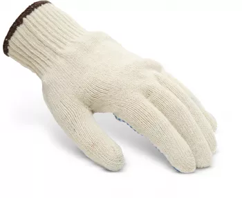Manusi de protectie antiglisante - cu buline PVC - XL 