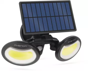 Reflector solar cu senzor de miscare si cap rotativ - 2 LED-uri COB 