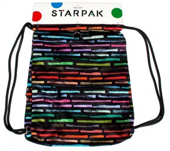 Sac sport Art Stripes 46x35 5cm - STARPAK 