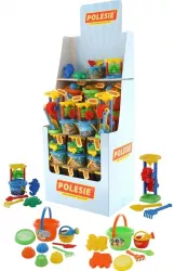Galetuse nisip + accesorii 36 buc/display Polesie 