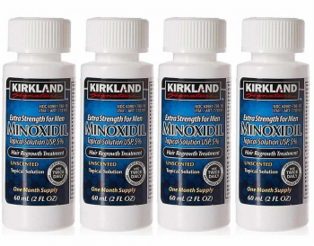 Solutie Kirkland Signature Minoxidil 5 4 Luni Tratament par/barba/scalp/chelie/alopecie/rogaine