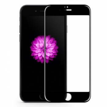 Folie de sticla 3D Apple iPhone 7/8 Elegance Luxury margini colorate Black 
