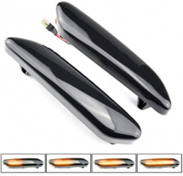 Set 2 Semnalizari Aripa Dinamice Secventiale cu Sticla Fumurie Mini Cooper R60 Countryman R61 Paceman 