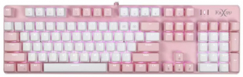Tastatura Gaming FoxXray HKM-68 Pinklove Blue Switch Mecanica 
