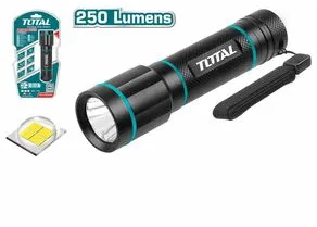 Lanterna portabila din aluminiu Total Industrial 250 lumeni - TOTAL - LANTERNA PORTABILA DIN ALUMINIU 250 LUMENI INDUSTRIAL 