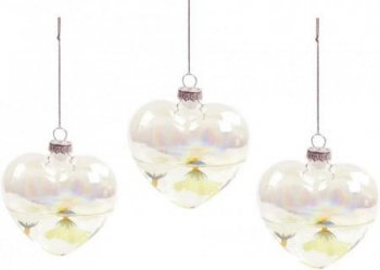 Set 12 globuri decorative din sticla 