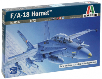 Kit de construit avion F/A-18 C/D Hornet / Lungime 23.7 cm / Scara 1 72 / 14+ 