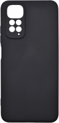 Husa de protectie din silicon pentru Redmi Note 11 SoftTouch interior microfibra Negru 