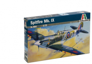 Kit de construit avion Spitfire MK.IX/Lungime 13.3 cm/Scara 1 72/14+ 