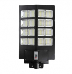 Lampa stradala cu panou solar 400W 640 LED senzor de lumina telecomanda