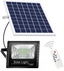 Proiector LED 400W IP67 cu Panou Solar Telecomanda 